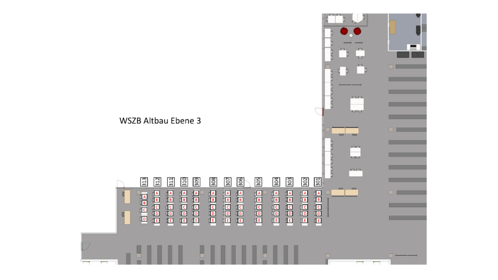 WSZB Altbau Ebene 3 Sitzplätze