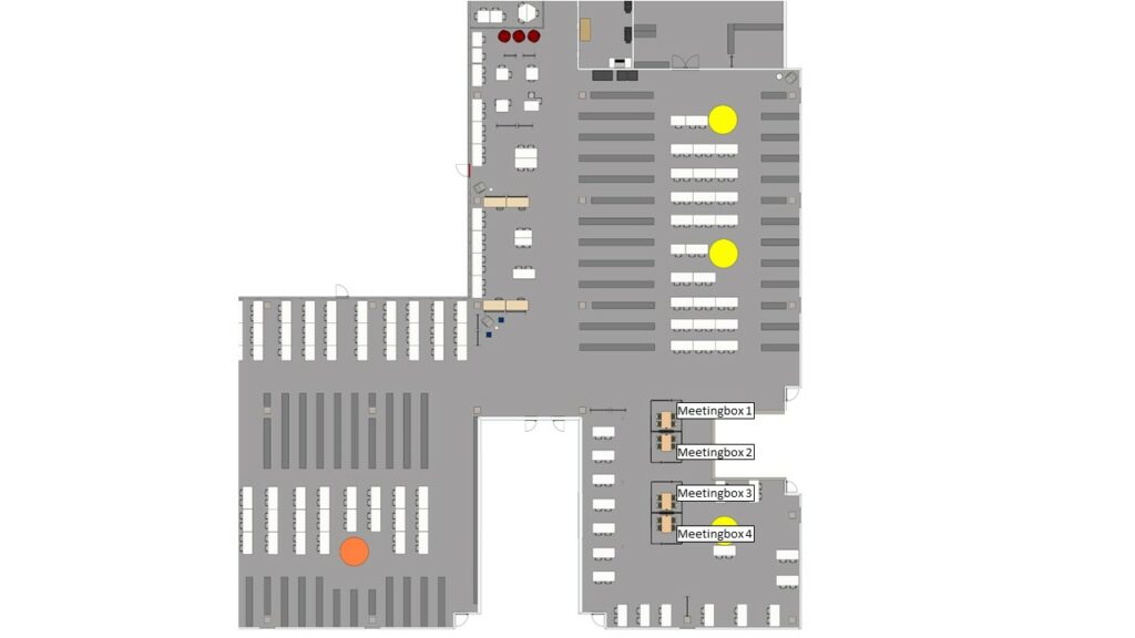 Sitzplan WSZB Altbau Ebene 3 Gruppenarbeit